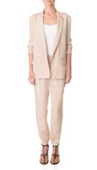 Seleste Silk Suiting Relaxed Blazer