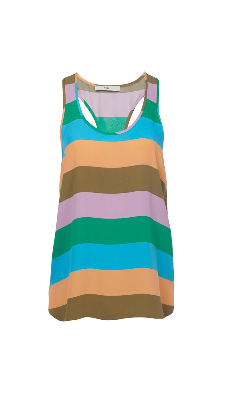 Julian Stripe Sleeveless Tank