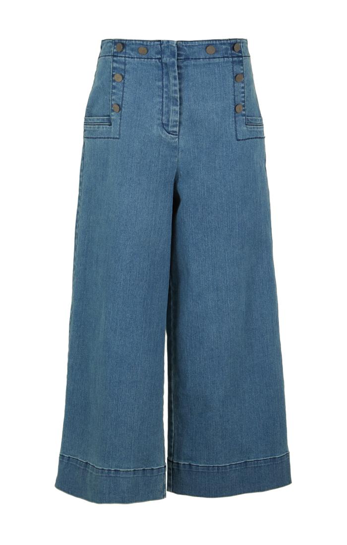 Denim Sailor Pants
