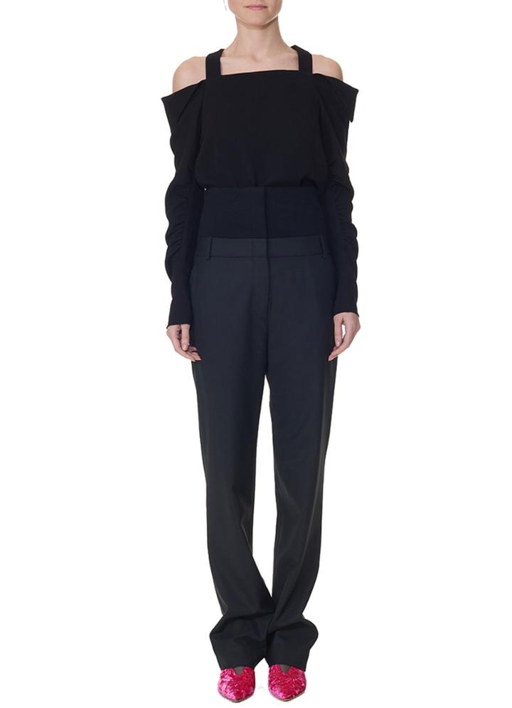 Triacetate Open Shoulder Top