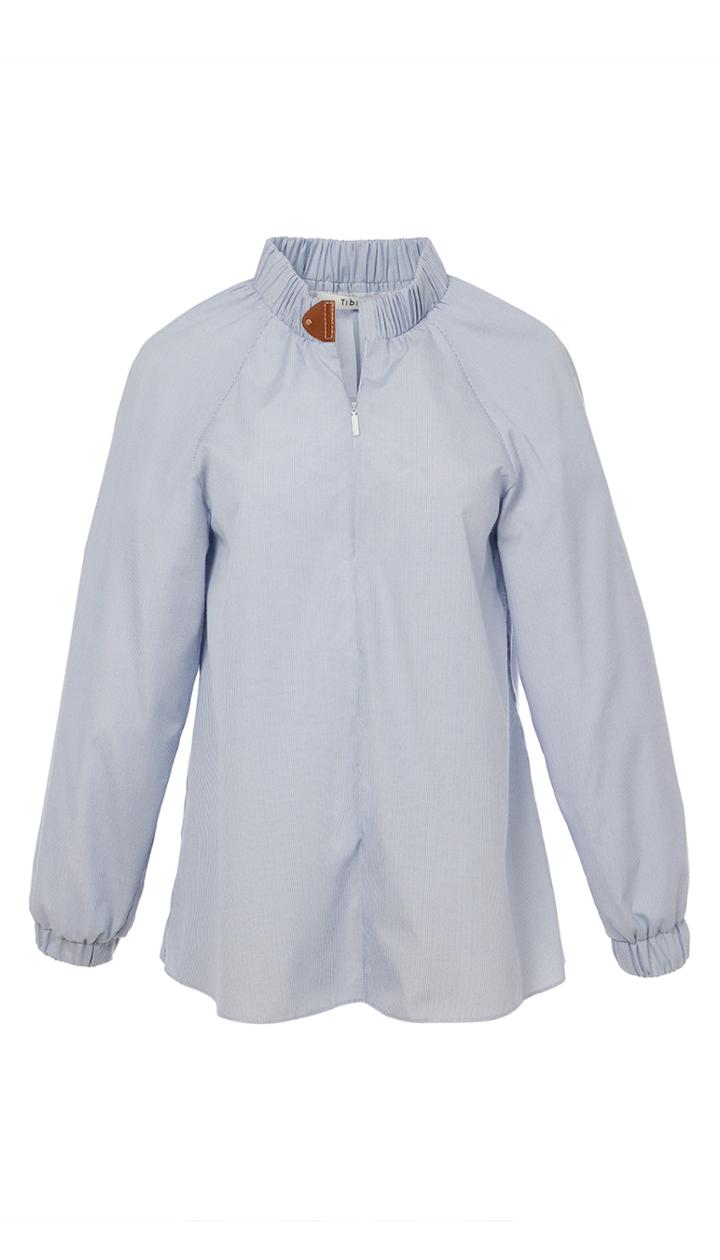 Isabelle Shirting Zip Front Tunic