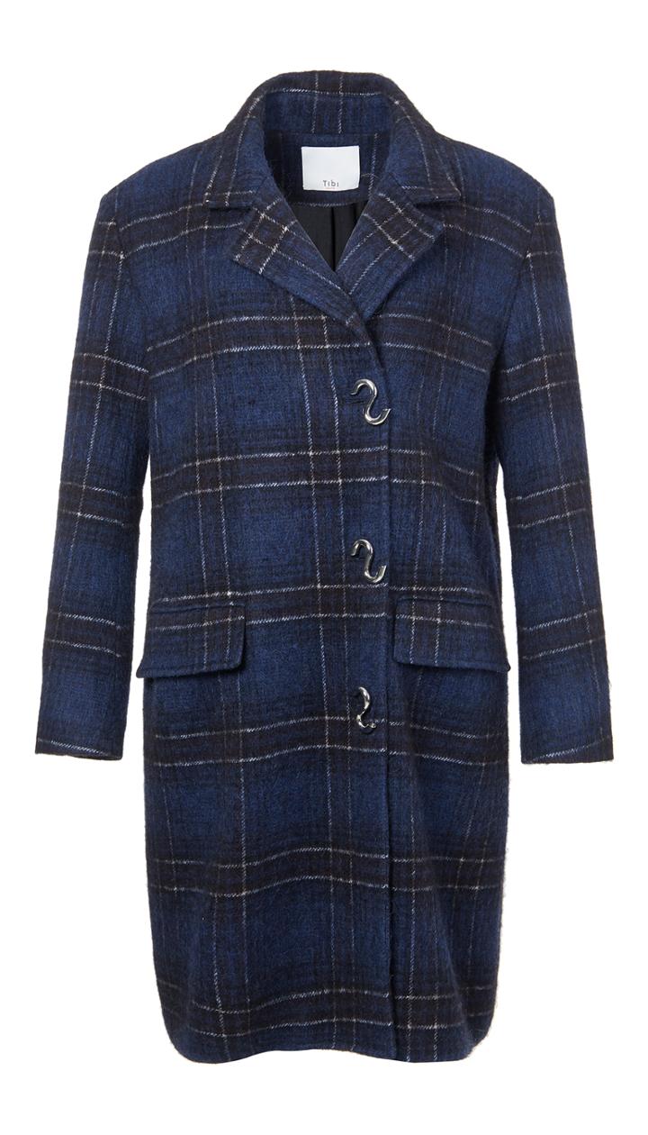 Dominic Plaid Oversized Coat