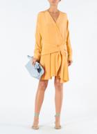 4 Ply Silk Short Wrap Dress