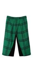 Evergreen Plaid Culottes