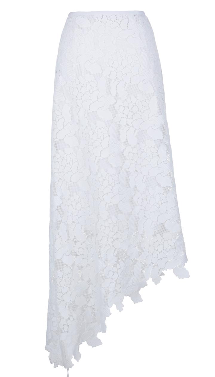 Lace Asymmetrical Skirt