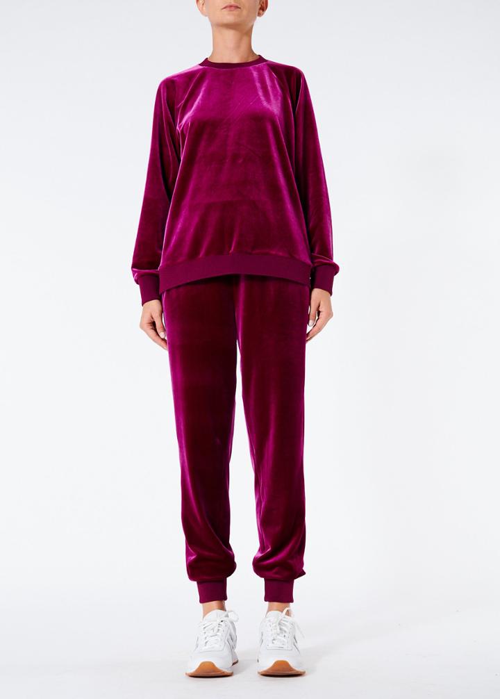 Stretch Velvet Jogger