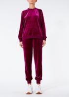 Stretch Velvet Jogger