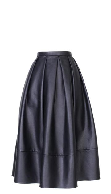 Leather Full Skirt