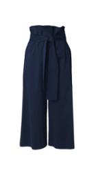 Luxe Brushed Twill Paper Bag Pants