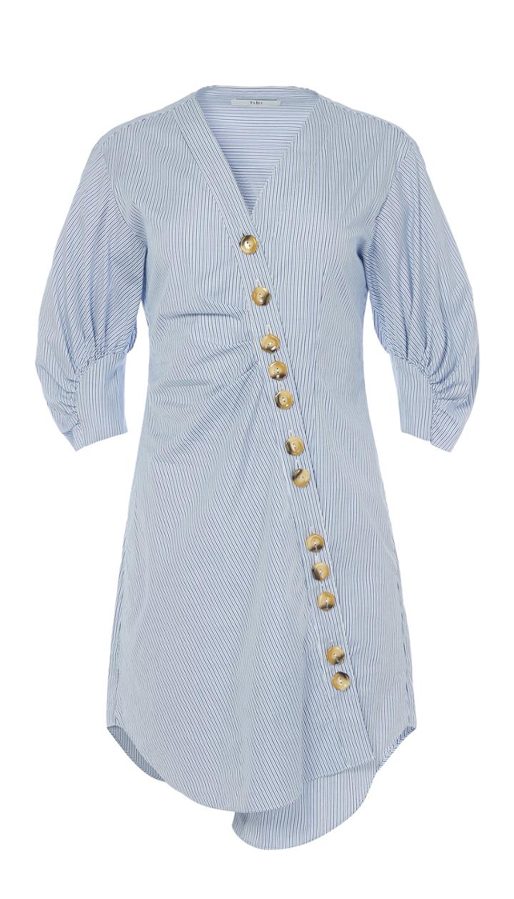 Jones Striped Asymmetrical Shirtdress
