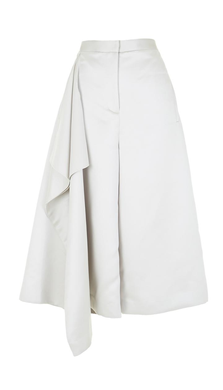 Satin Draped Culottes