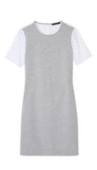 Italian Ponte Eyelet Dress