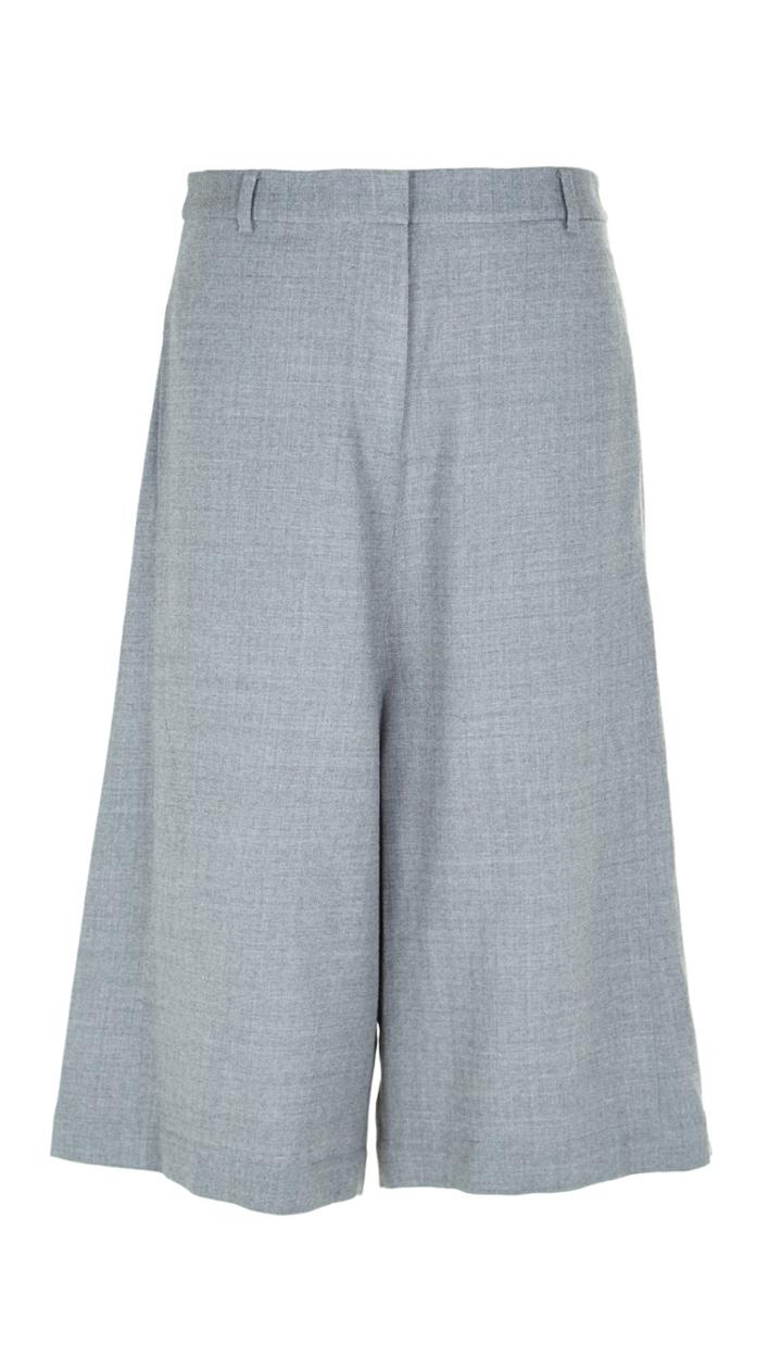 Flannel Wide Leg Shorts