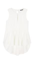 Katsu Jacquard Ruffle Top