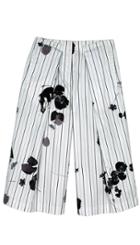 Lily Pad Stripe Pleated Culottes