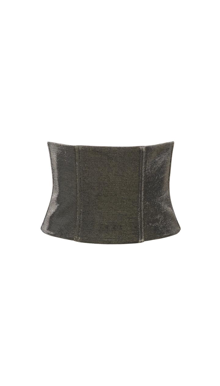 Refined Lurex Knit Corset