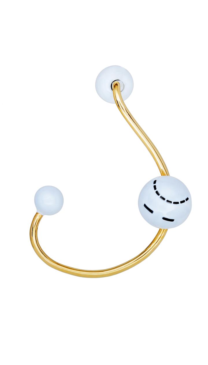 Paige Novick For Tibi Enamel Neutron Ear Cuff