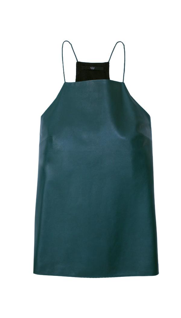 Silk & Leather Cami