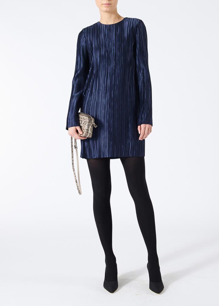 Plisse Mini Dress