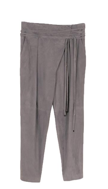 Featherweight Suede Wrap Pants