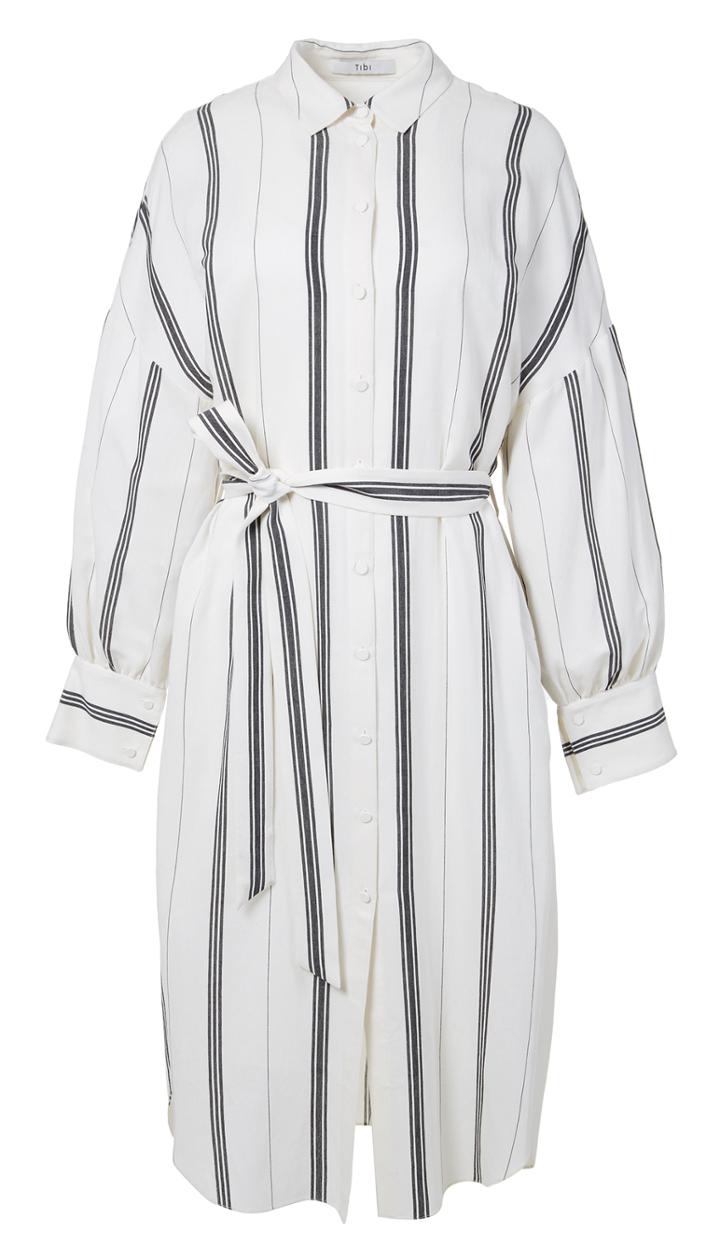 Warren Striped Shirtdress