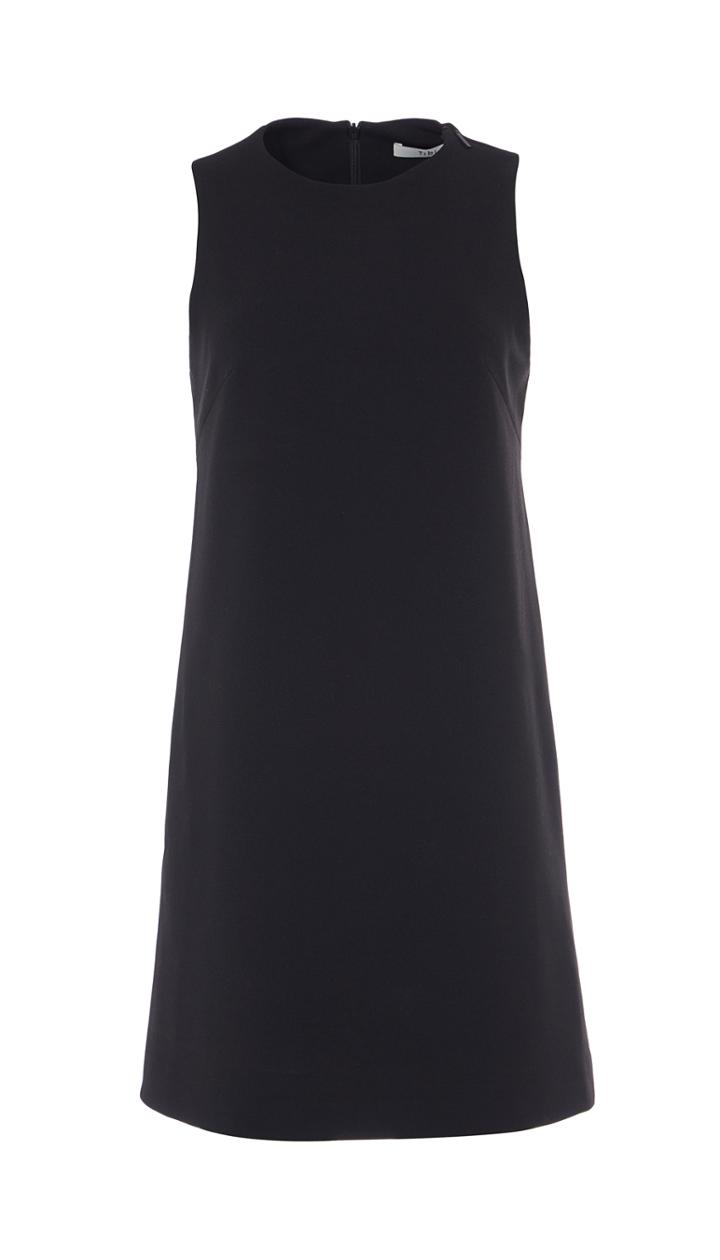 Structured Crepe Sleeveless Dress