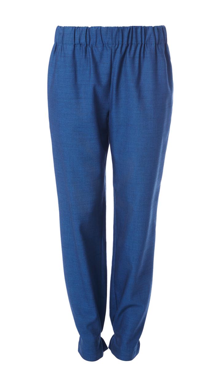 Tropical Wool Pull On Pants