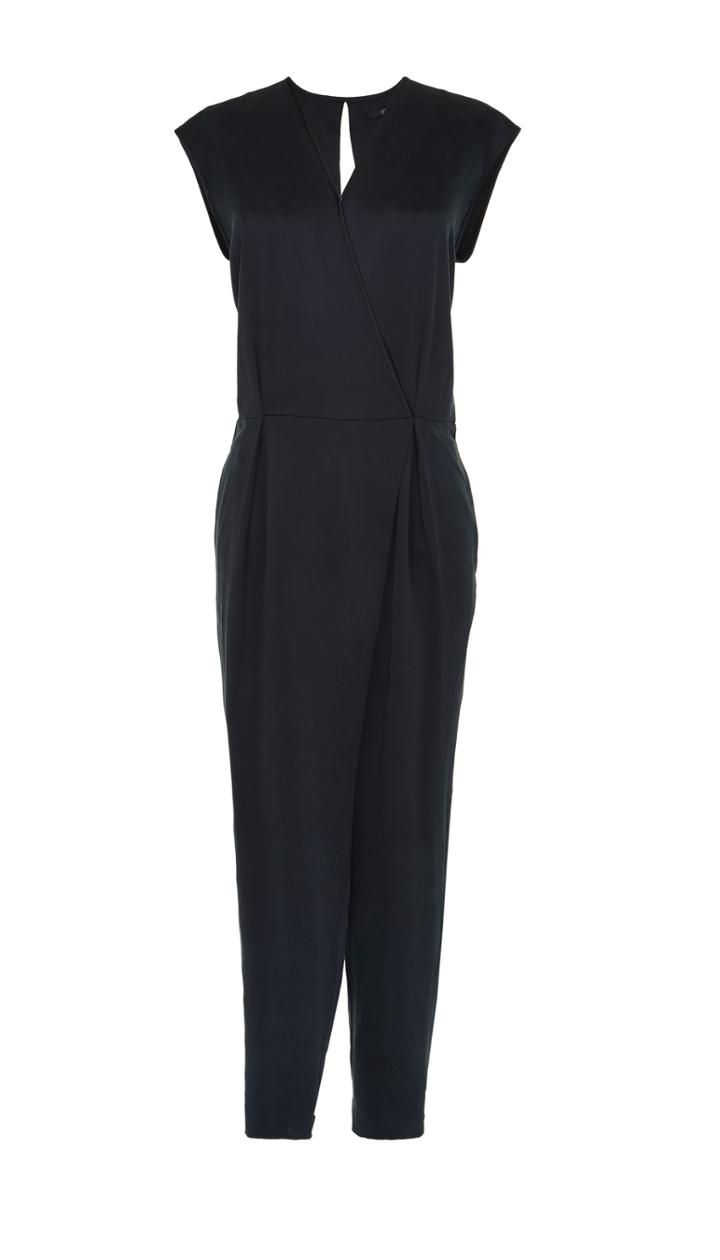 Sandwashed Silk Charmeuse Jumpsuit