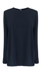 Silk Long Sleeve Layered Top