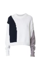 Intarsia Drop Shoulder Cozy Pullover