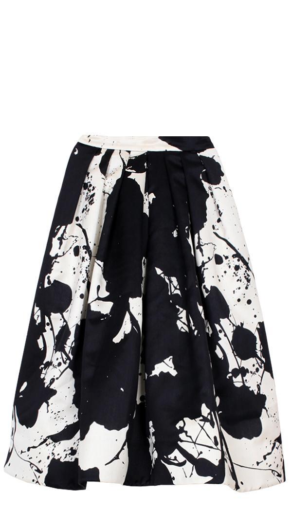 Paint Splatter Full Skirt