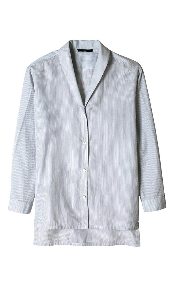 Striped Easy Collared Shirt