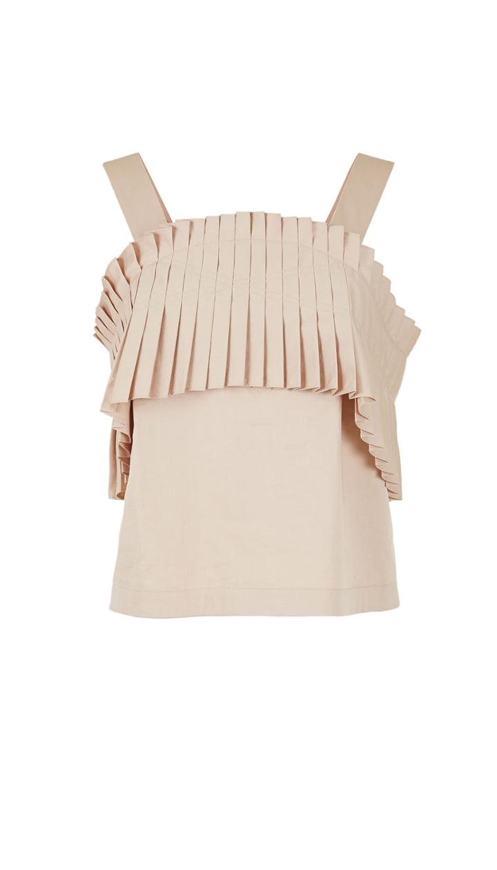 Flamenco Poplin Strappy Top