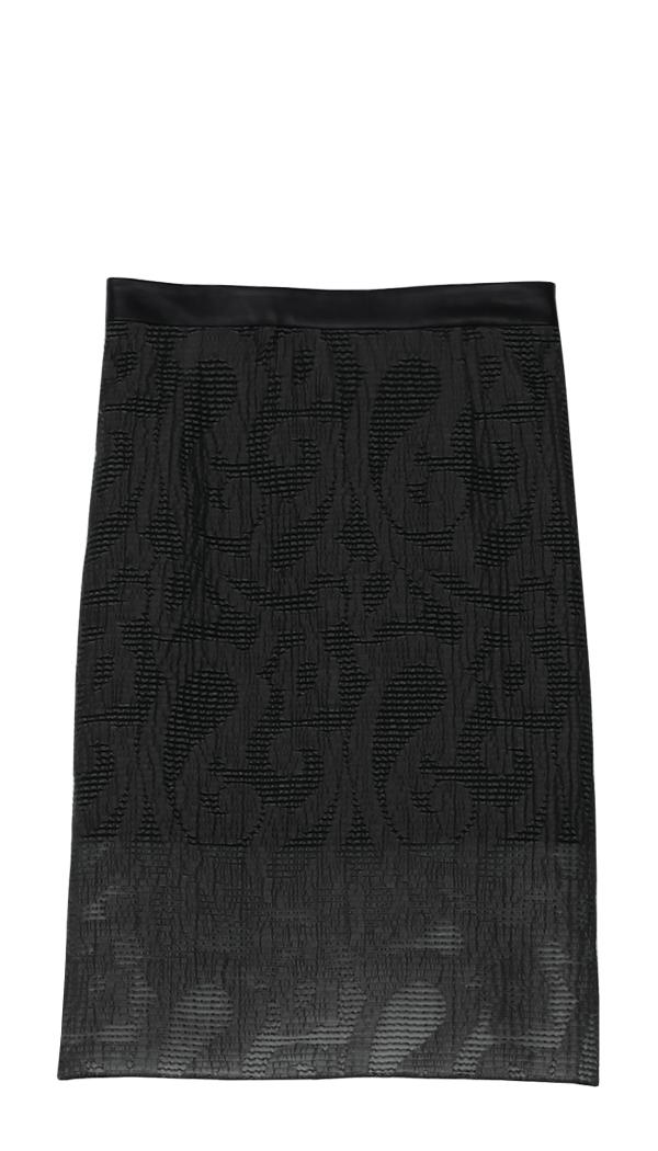 Damask Jacquard Skirt