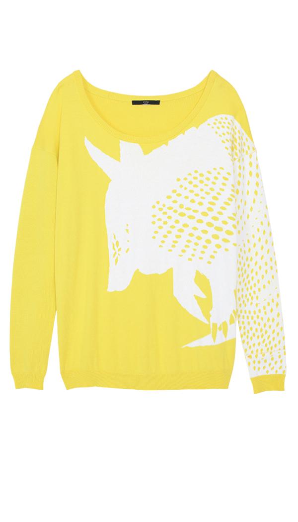 Armadillo Intarsia Sweater