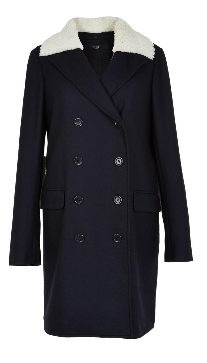 Esquire Double Breasted Car Coat