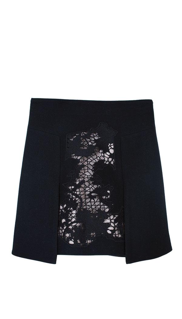 Crochet Embroidered Skirt