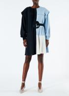 Edith Pleating Short Dress