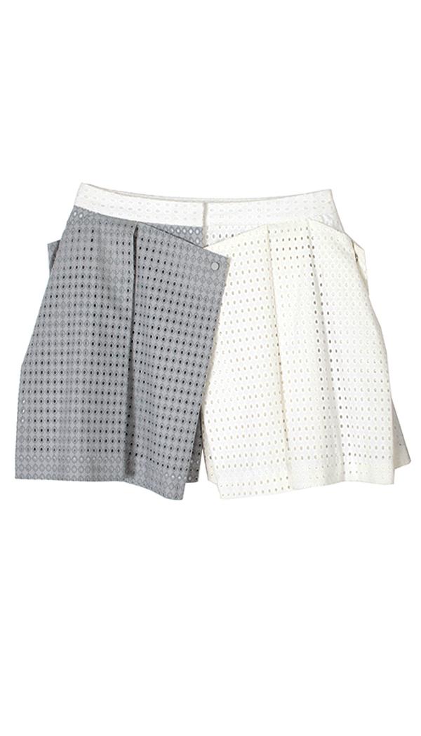 Riko Eyelet Origami Skort