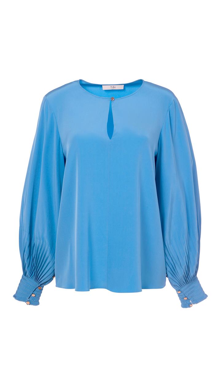Arielle Silk Long Sleeve Top