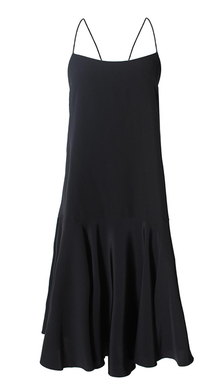 Silk Tie-back Cami Dress