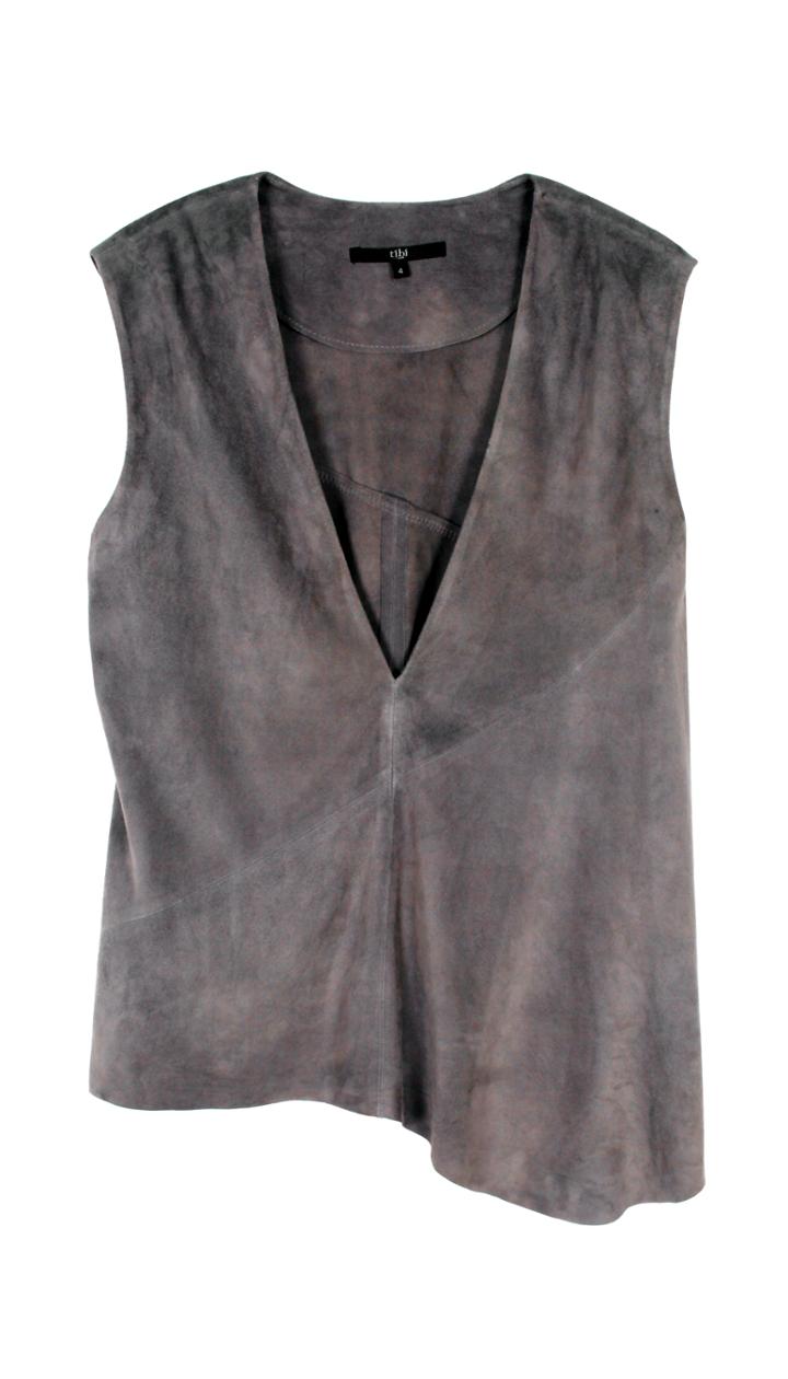 Featherweight Suede Top
