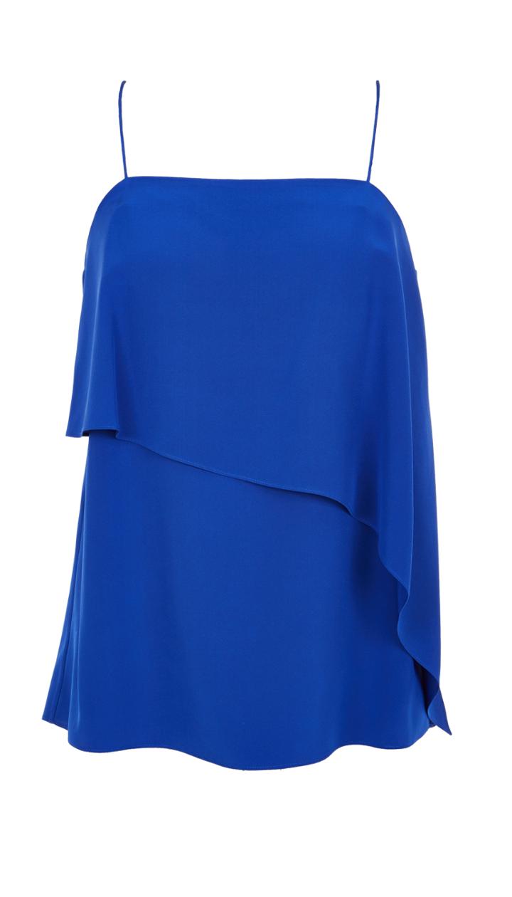 Silk Layered Drape Cami