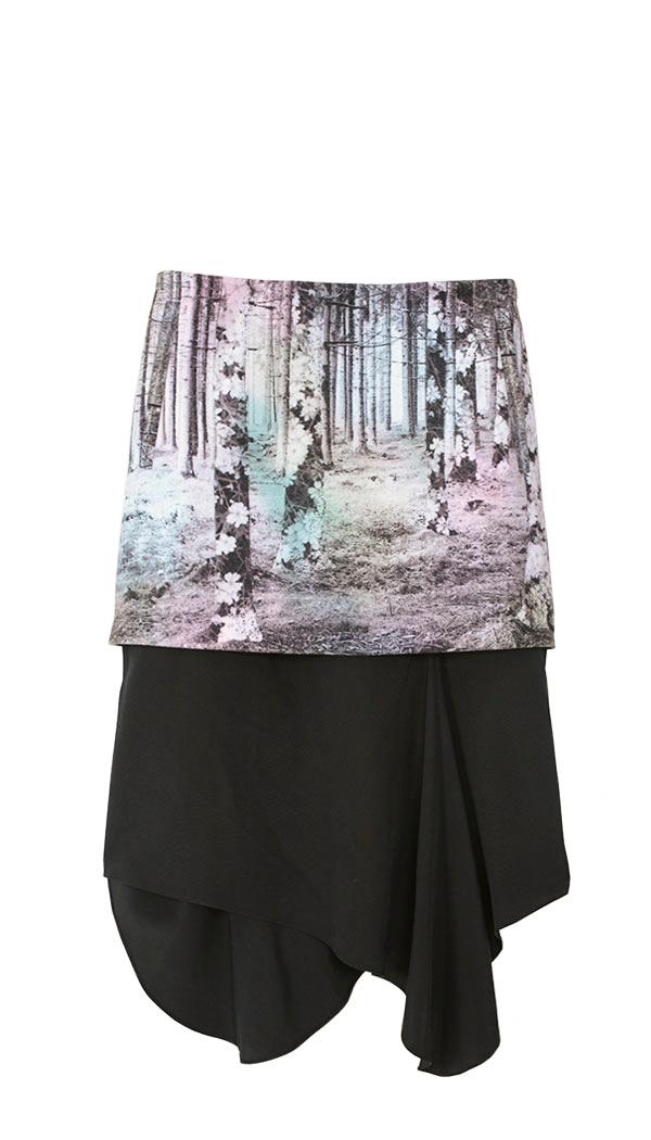 Enchanted Forest Layered Skirt