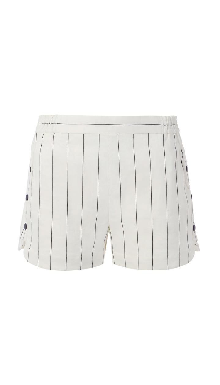 Viscose Stripe Shorts