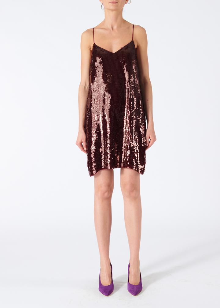 Sequined Slip Dress
