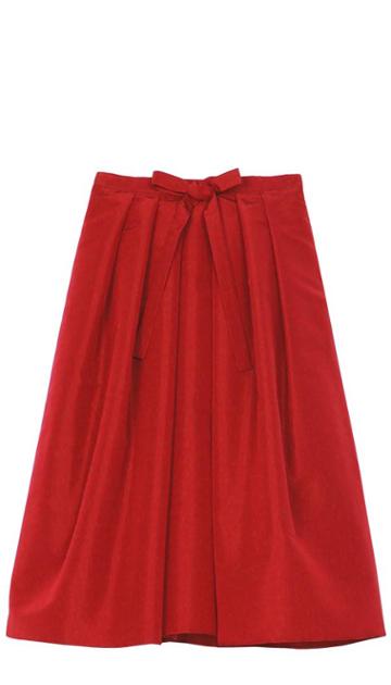 Silk Faille Full Skirt
