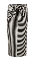 Ren Stripe Tie Front Skirt