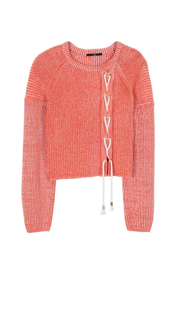 Plaited Cropped Pullover