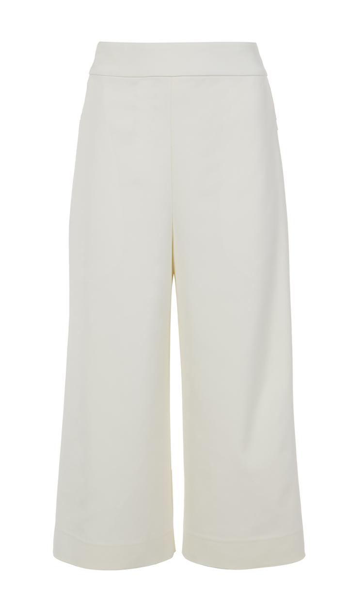 Stretch Faille High Waisted Pants